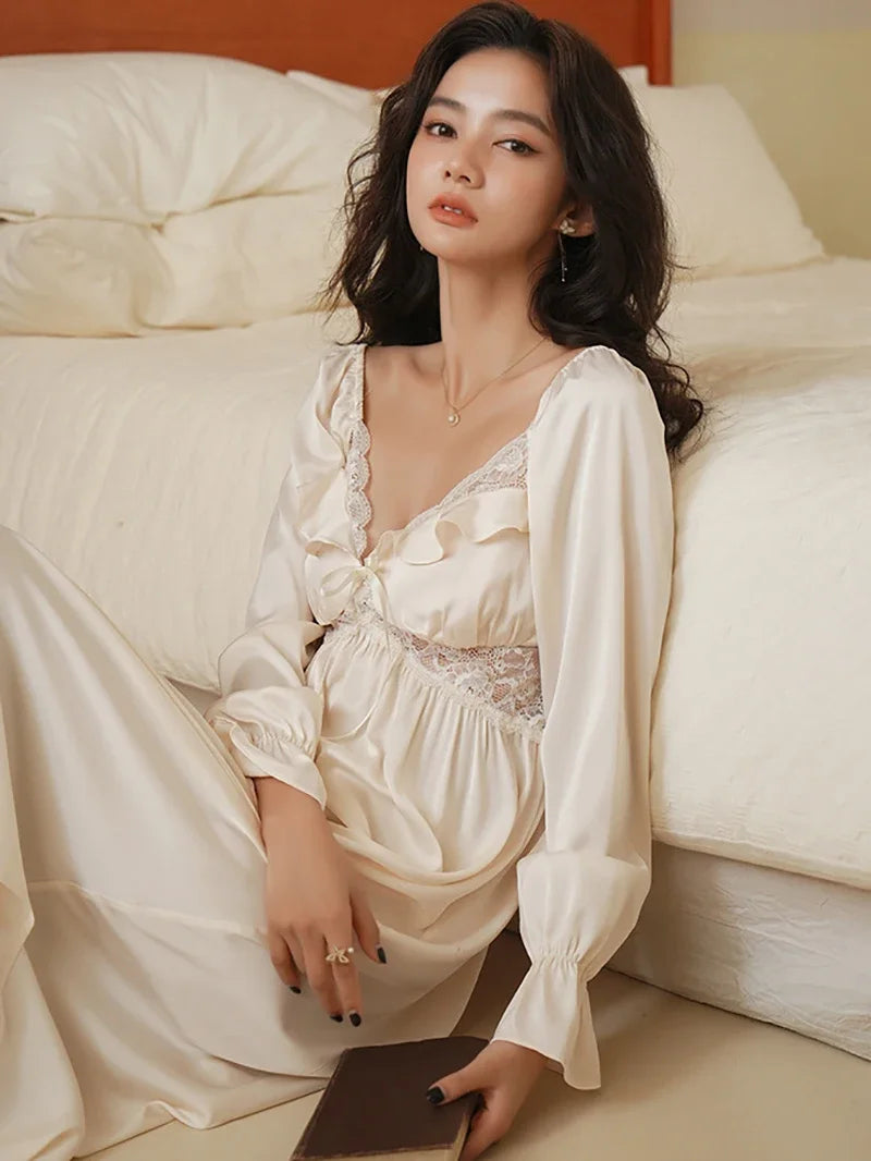 Ladies French Vintage Princess Sleepwear