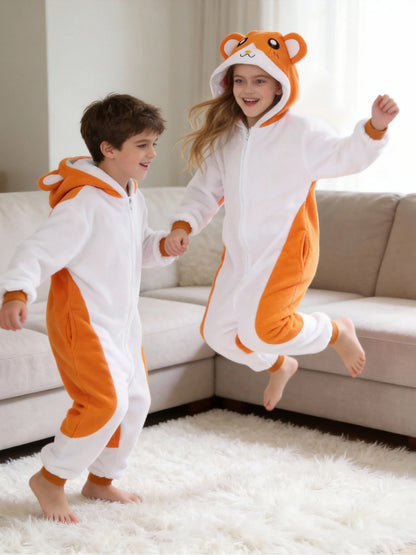 Children Hamster Cartoon Onesies