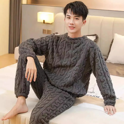 Coral Fleece Pajamas Men's