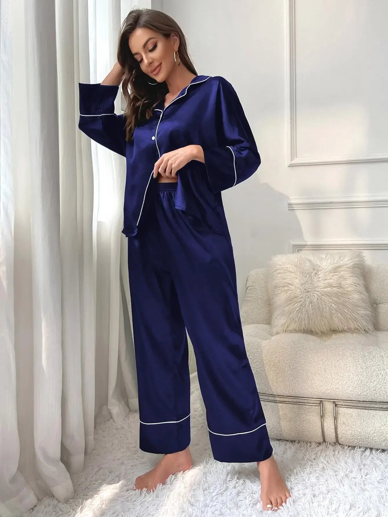 Women's Pajama Set Sleepwear Suit Loungewear