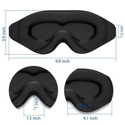 Blackout Sleep Mask with Memory Foam