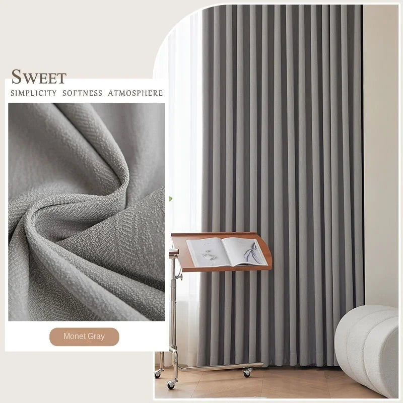 Modern Chenille Living Room Curtains