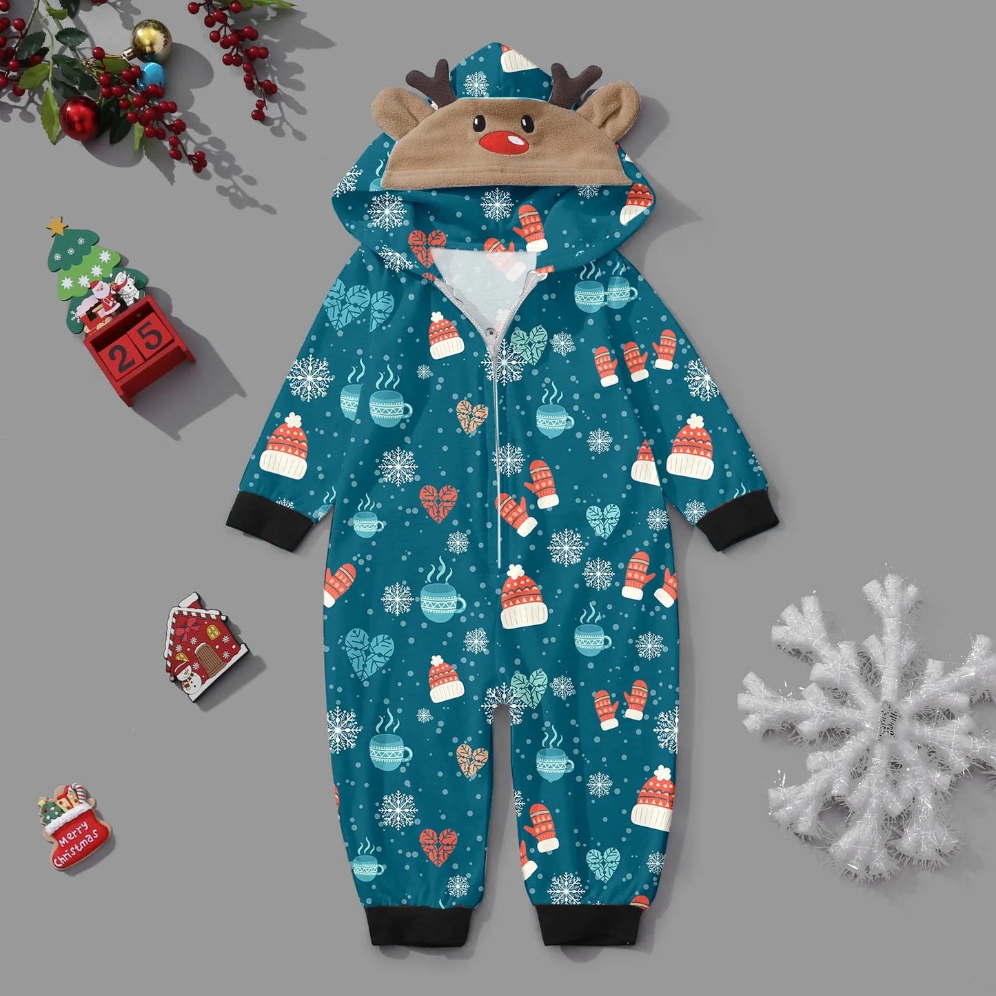 Baby Christmas Pajama Onesie