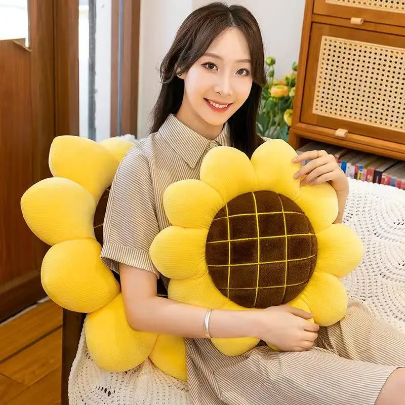 Sunflower Shaped Pillows