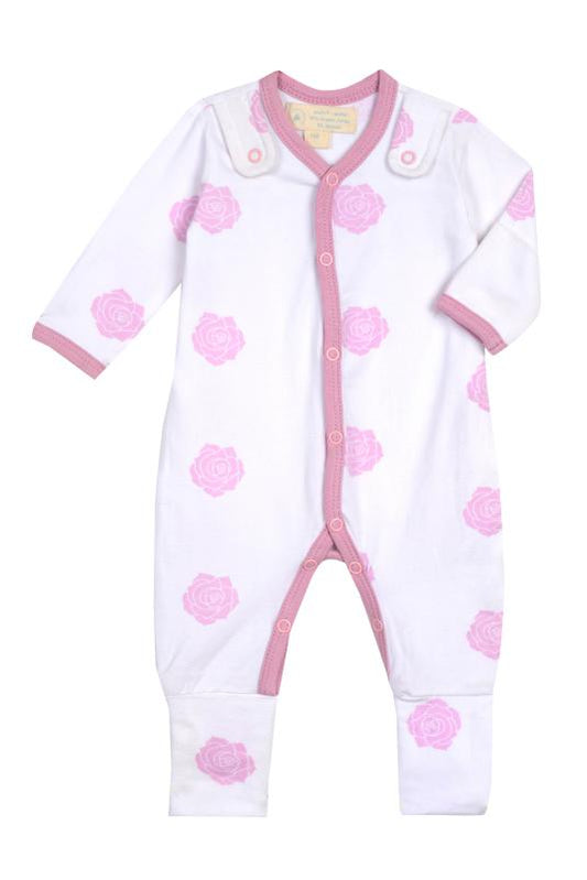 Smart Footed One-Piece Baby Pajamas + Bib