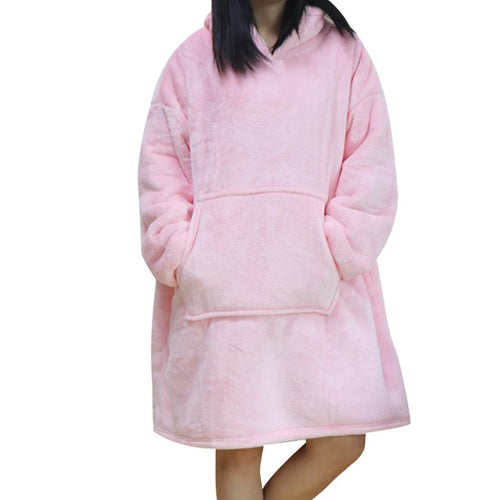 Hooded Blanket with Sleeves