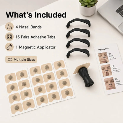 30pcs Square Nose Strips & 4pcs Nose Clips