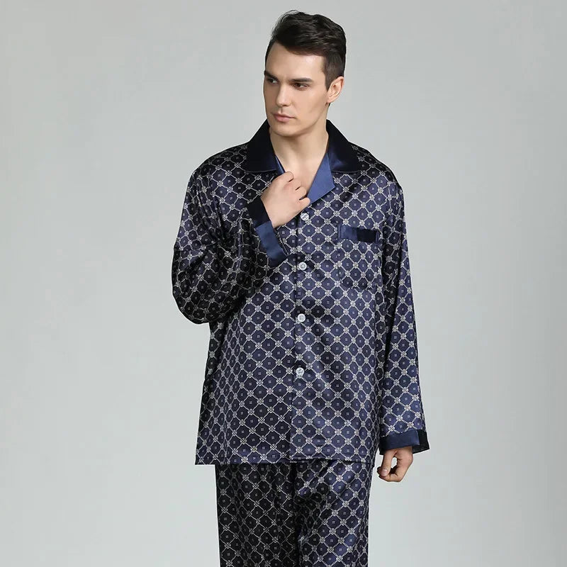 Silk Satin Pajamas for Men