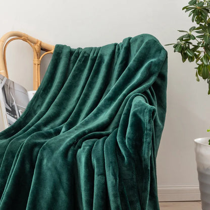 Fleece Flannel Gold Blankets