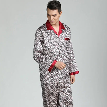 Silk Satin Pajamas for Men