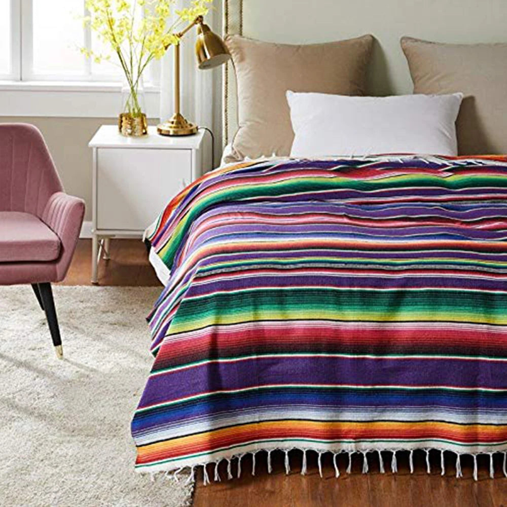 Mexican Tassel Blanket