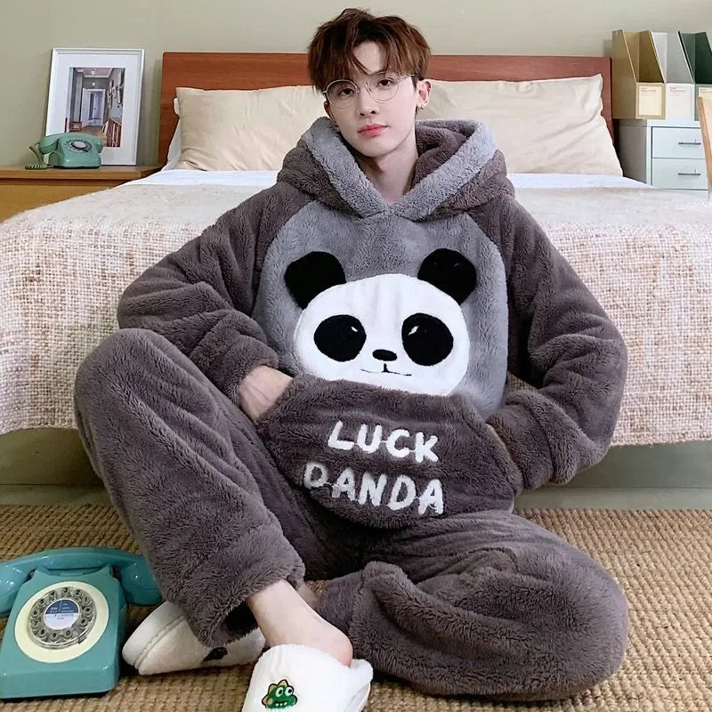 Plush Coral Fleece Pajamas