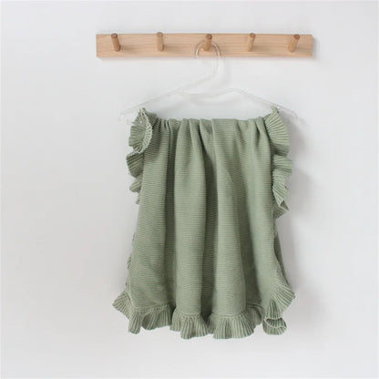 Cotton Knit Baby Blanket