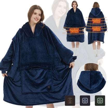 Winter Wearable Blanket Hoodie