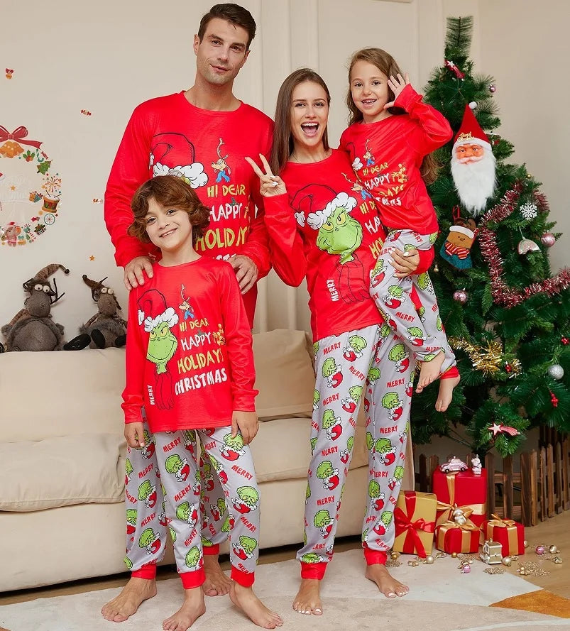 Matching Christmas Family Pajamas - The Grinch