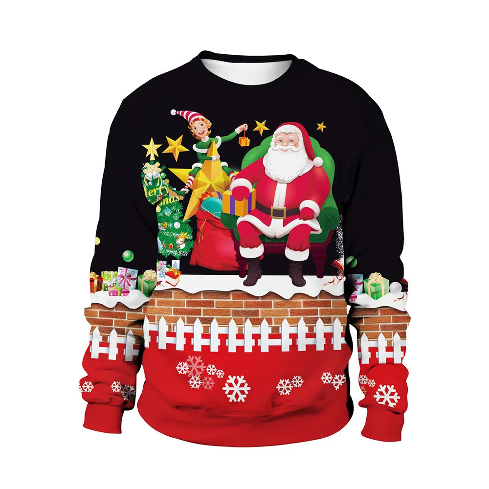 Unisex Ugly Christmas Sweater 3D Print