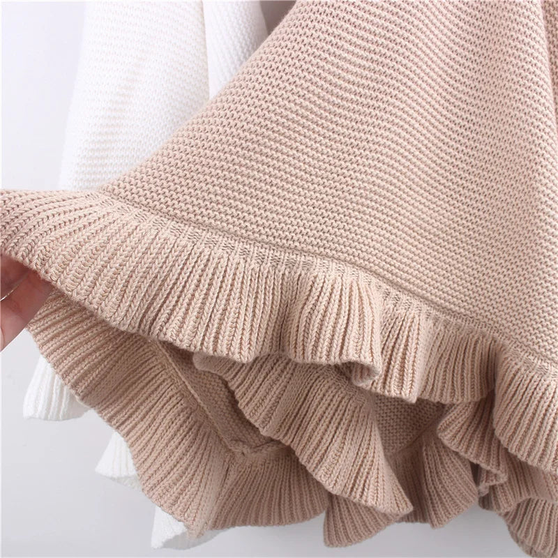Cotton Knit Baby Blanket
