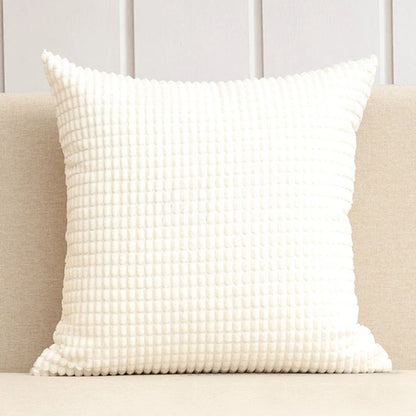 Soft Corduroy Corn Grain Decorative Throw Pillow Cover