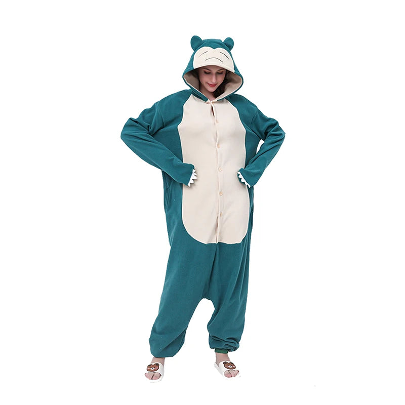 Snorlax One-Piece Pajamas for Adults