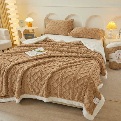 Lamb Wool Blanket Thickened Blanket