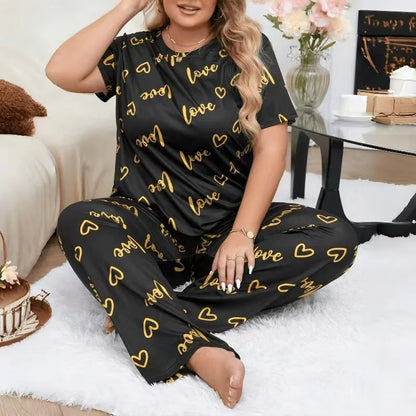 Plus size Women's Pajamas Set