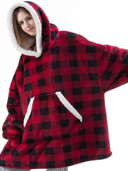 Hooded Blanket with Sleeves