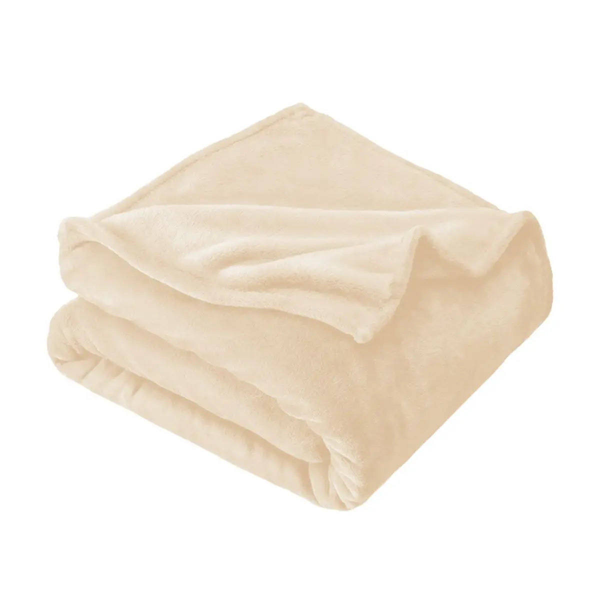 Pure color thick fleece blanket