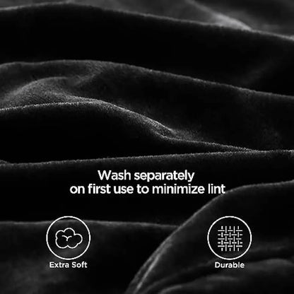 Fleece Blanket Queen Blanket Black