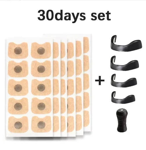 30pcs Square Nose Strips & 4pcs Nose Clips