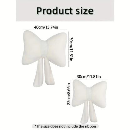 Simple Pink Bow Shaped Pillow