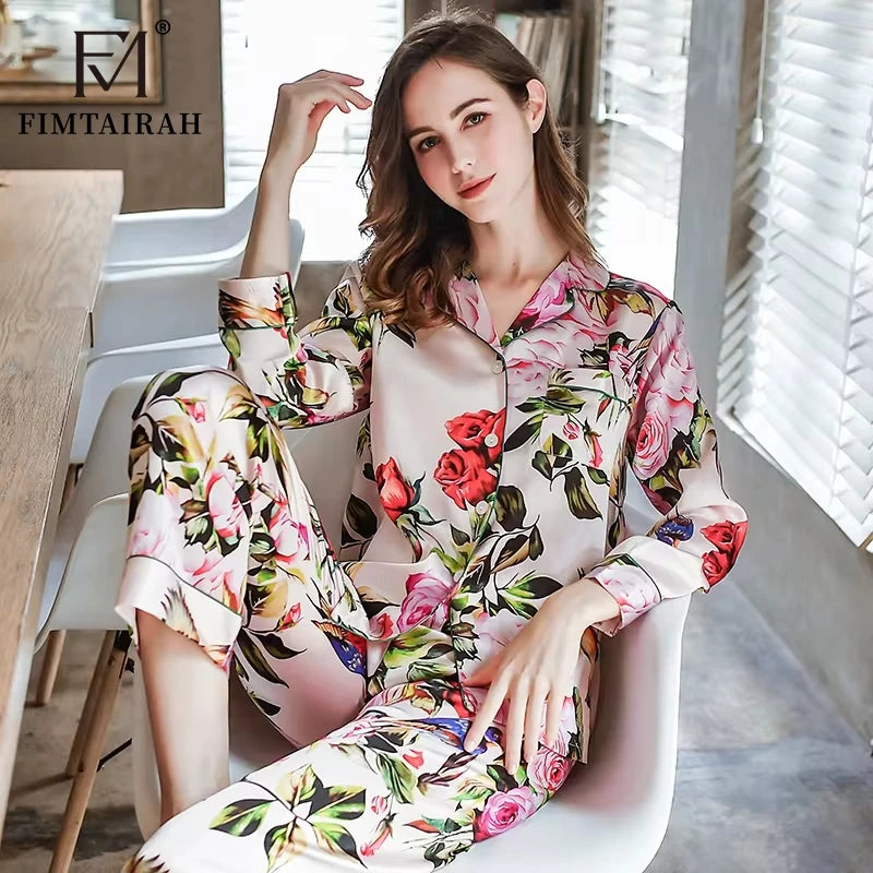 Mulberry Silk Pajamas Women Real Silk Pajama Sets