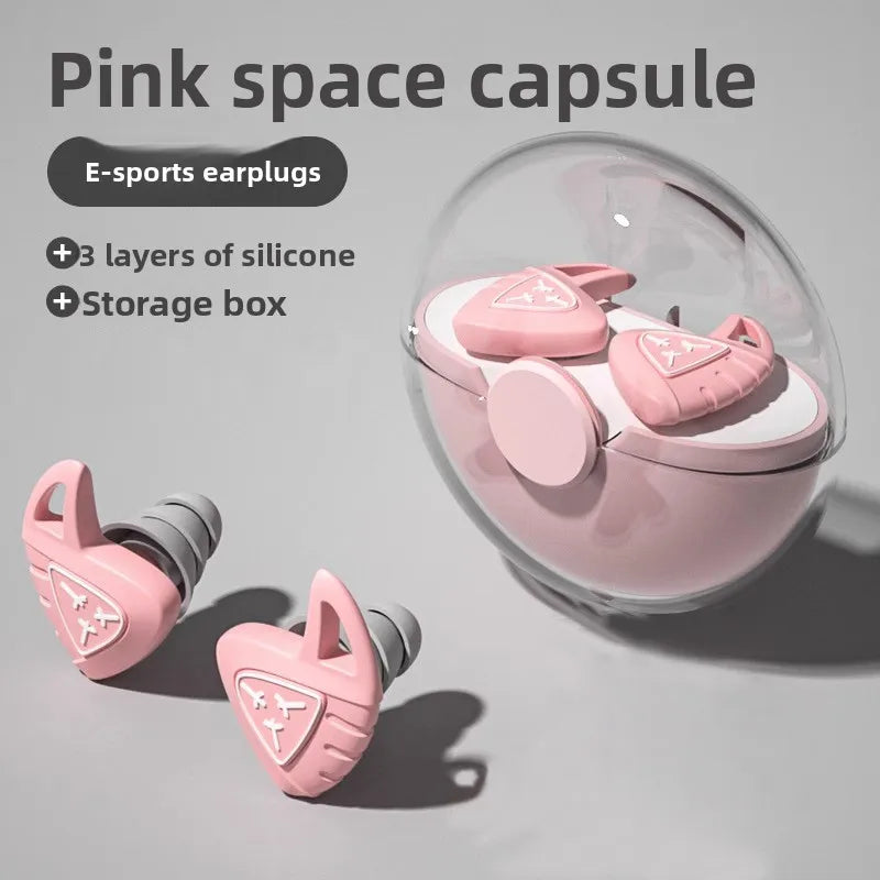 Space Capsule Silicone Earplugs