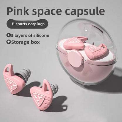 Space Capsule Silicone Earplugs