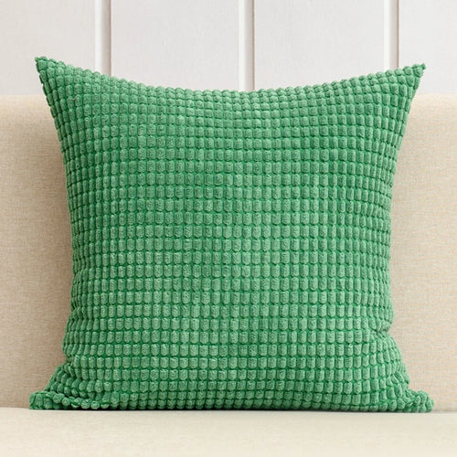 Soft Corduroy Corn Grain Decorative Throw Pillow Cover