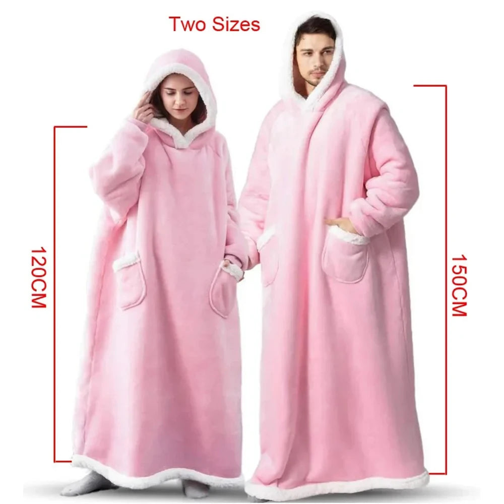 Extra Long Wearable Blankets