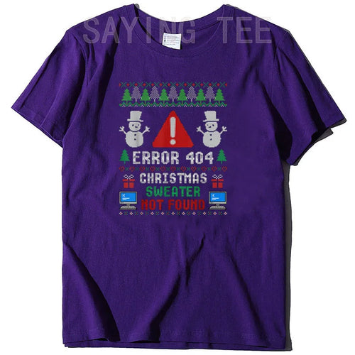 Computer Error 404 Ugly Christmas Sweater T-Shirt