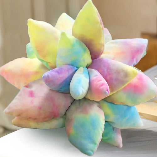 Inyahome 3D Succulent Throw Pillow