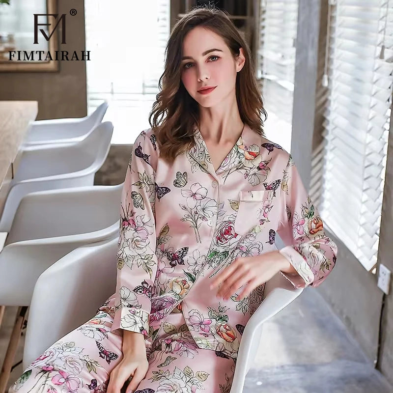 Mulberry Silk Pajamas Women Real Silk Pajama Sets
