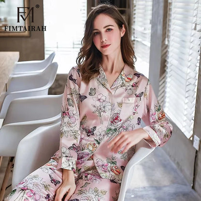 Mulberry Silk Pajamas Women Real Silk Pajama Sets