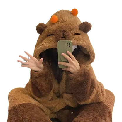 Adult Capybara Cosplay Halloween Costume