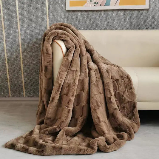 Faux Fur Mink Blankets