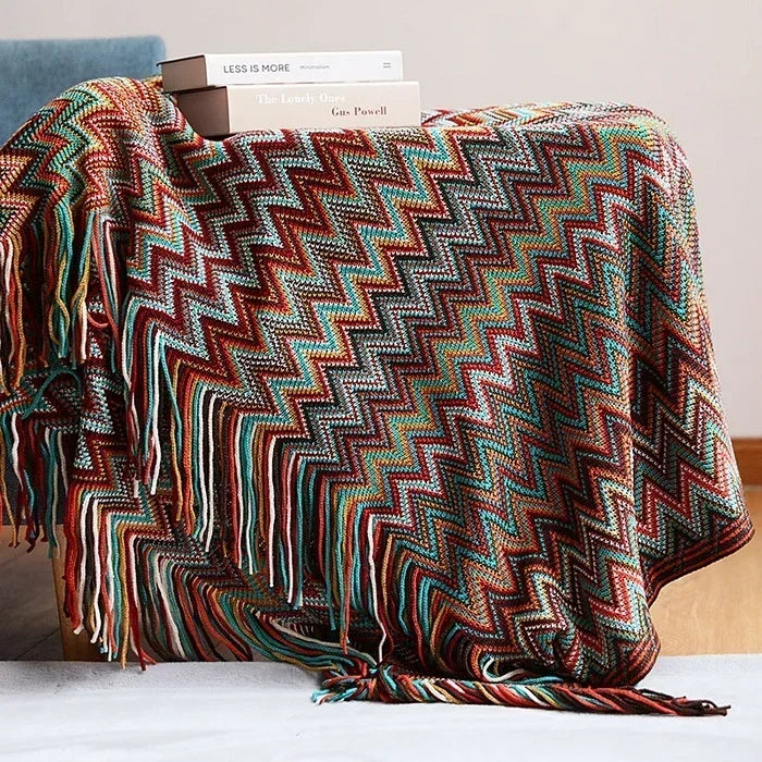 Boho Bed Plaid Blanket