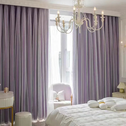 Cloth Gauze Integrated Curtain Modern