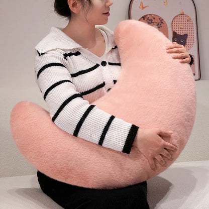Moon Throw Pillows Soft Moon Shaped Pillows