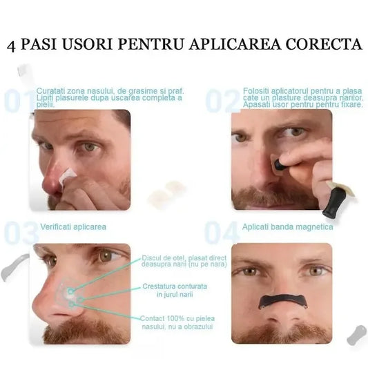 30pcs Square Nose Strips & 4pcs Nose Clips