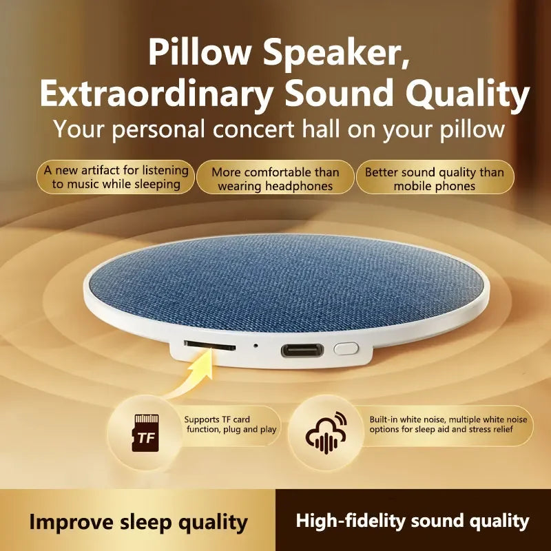 White Noise Pillow Speaker