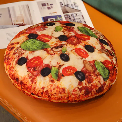 Pizza Shaped Pillow