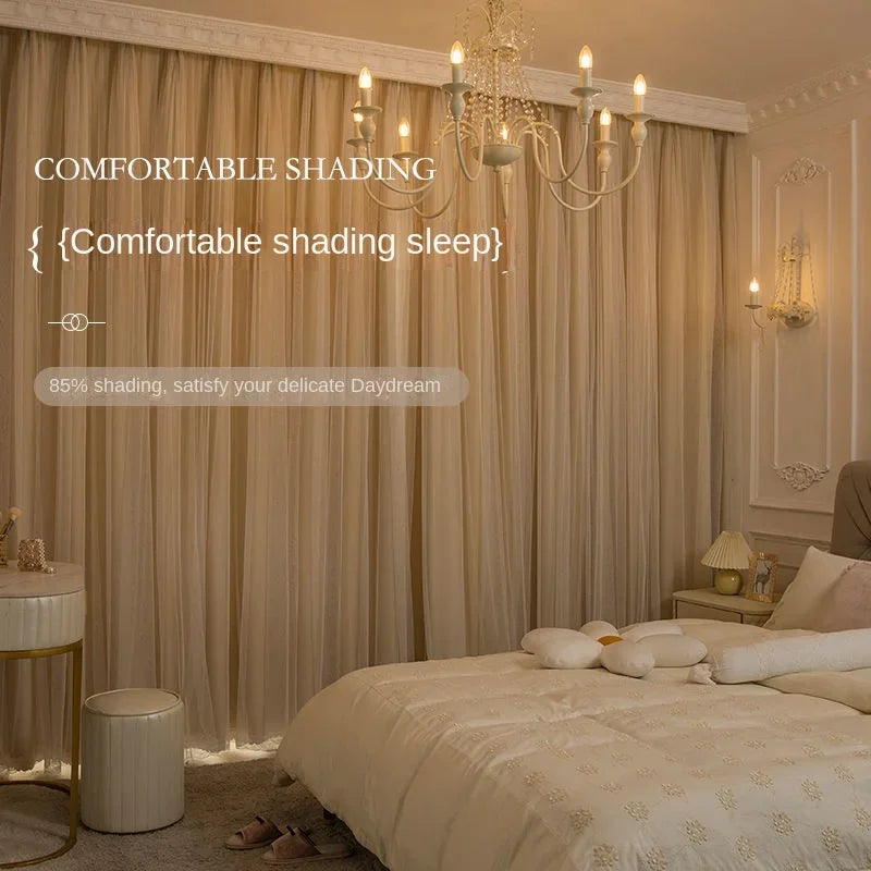 Cloth Gauze Integrated Curtain Modern