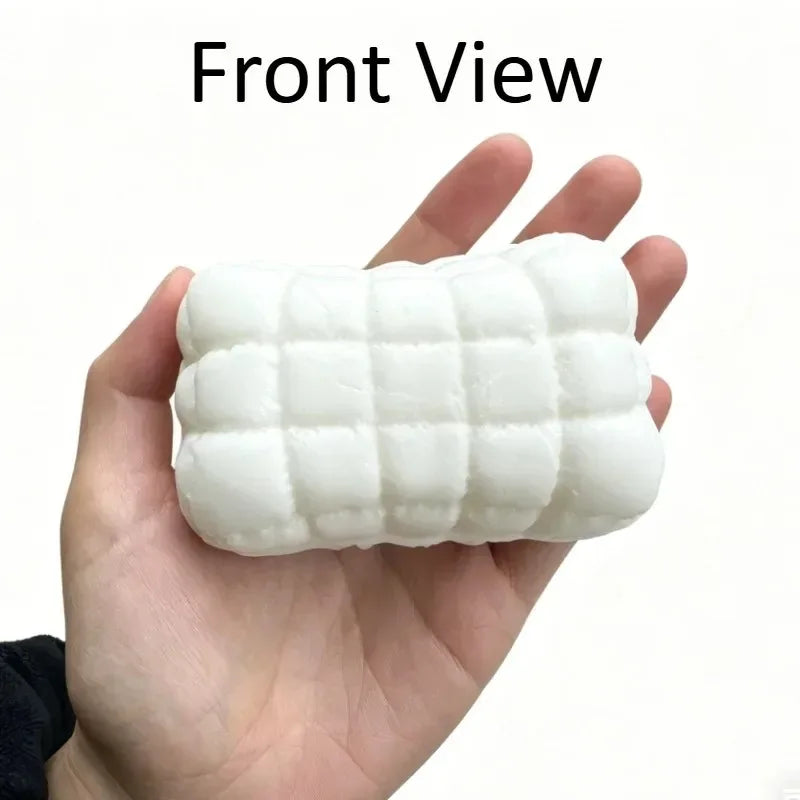 Innovative soft square white milk pillow