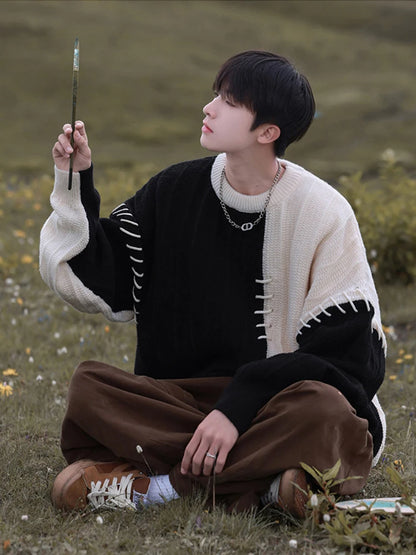 HOUZHOU Knitted Sweater for Men